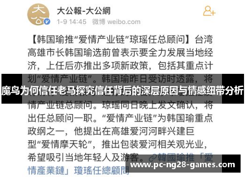 魔鸟为何信任老马探究信任背后的深层原因与情感纽带分析